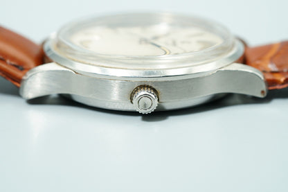 *N MINT* Vintage 1970s OMEGA Seamaster Cal.1342 Qz Silver 35mm Mens Watch