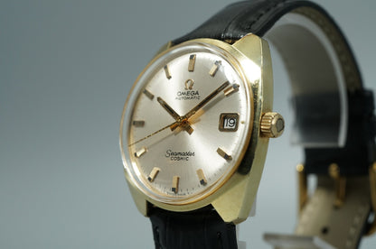 *Exc+5* Vintage 1970s OMEGA Seamaster 166022-TOOL 105 Auto Gold 33mm Mens Watch