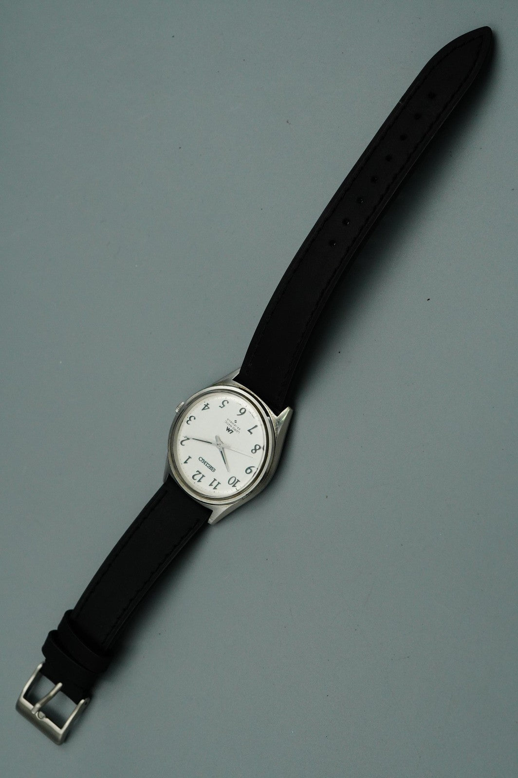 N MINT Vintage SEIKO LORD MATIC 5601-9000 Automatic Beige Round 36mm Mens Watch