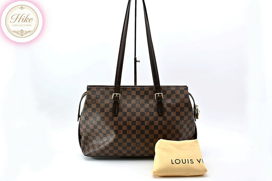 Louis Vuitton Damier Ebene Chelsea Damier  Shoulder Bag N51119 Auth *SA* B0161