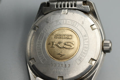 *Exc+5* Vintage SEIKO King Hi Beat KS 45-7001 Hand Winding White Dial Mens Watch