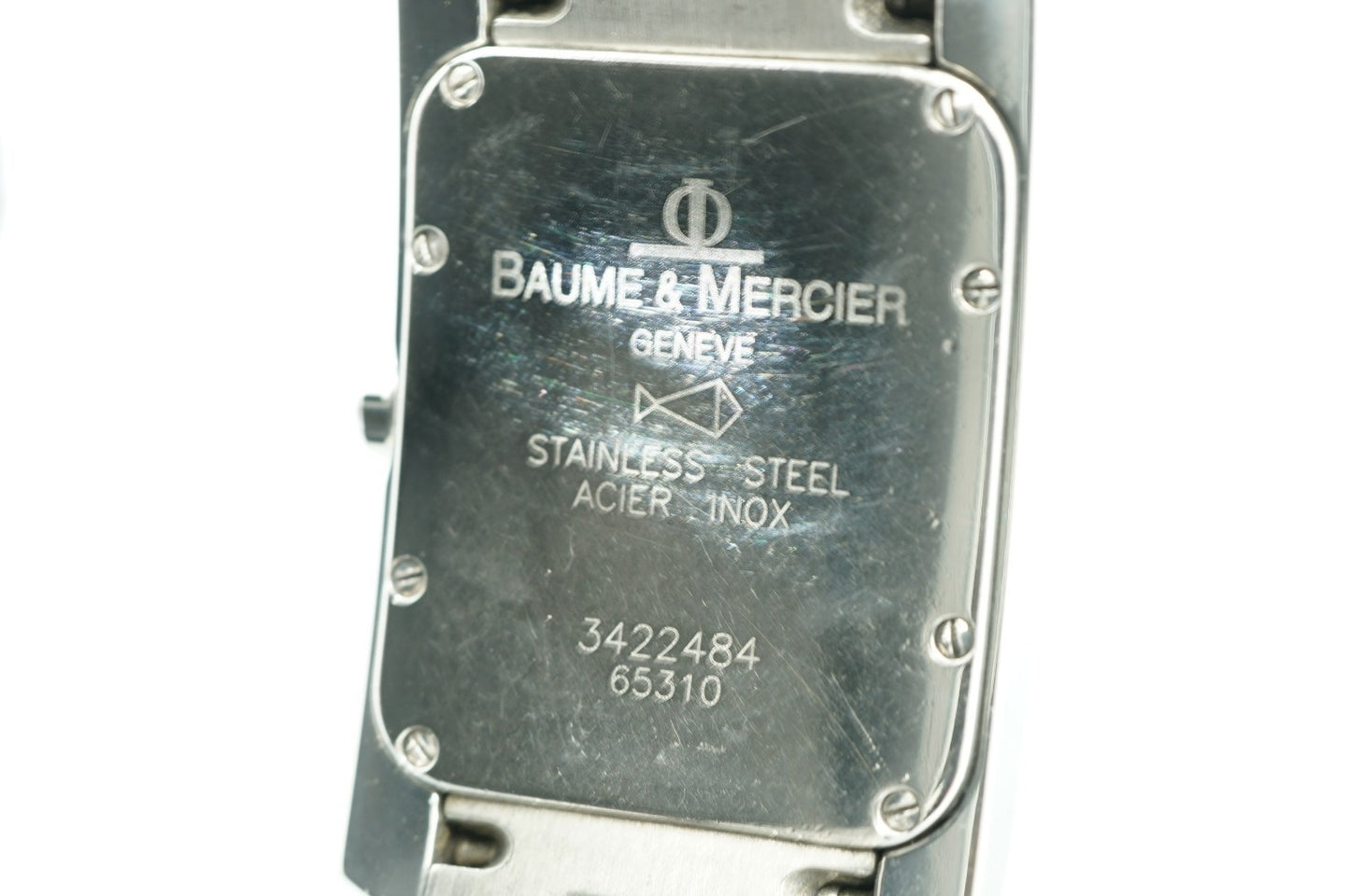 *Exc+5* Vintage 1977 BAUME & MERCIER Hampton 65310 Qz Gray Dial 26mm Mens Watch