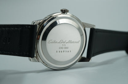 Vintage 1964 SEIKO Lord Marvel 5740-1990 Hand Wind Silver Round 36mm Mens Watch