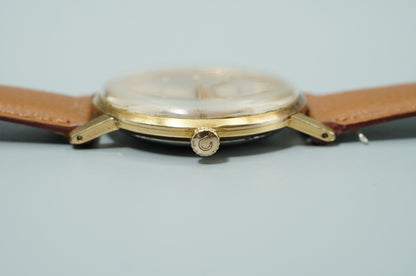 *Exc+5* Vintage SEIKO Sportsman 15019E Hand Winding Gold Dial 35mm Mens Watch