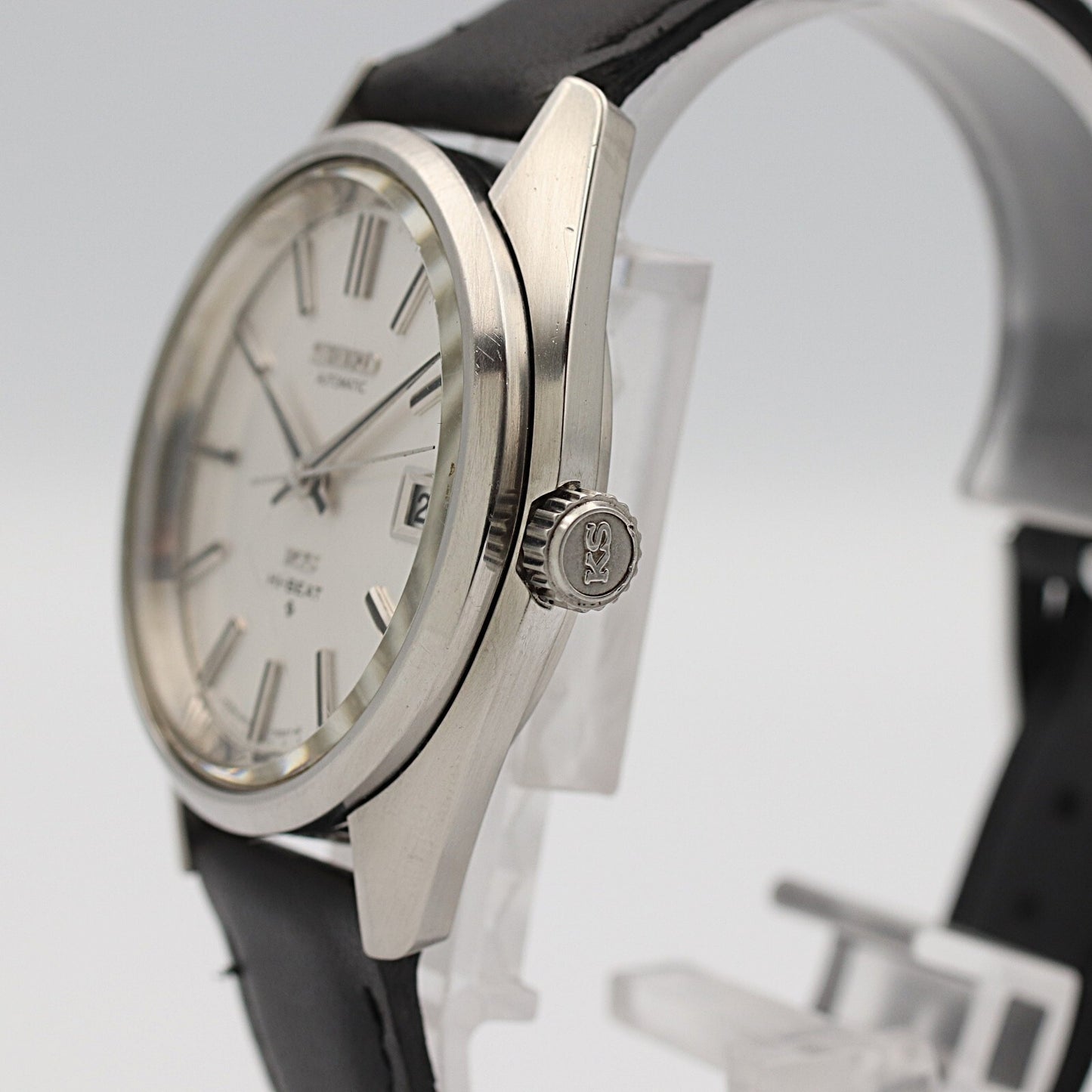 serviced *N MINT* Vintage 1970s SEIKO king 5625-7000 Auto White 37mm Mens Watch