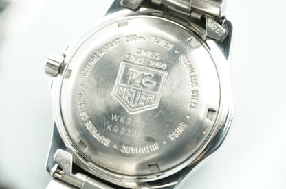 Vintage TAG HEUER 2000 Series Classic WK2116 Automa Silver 39mm Mens Watch