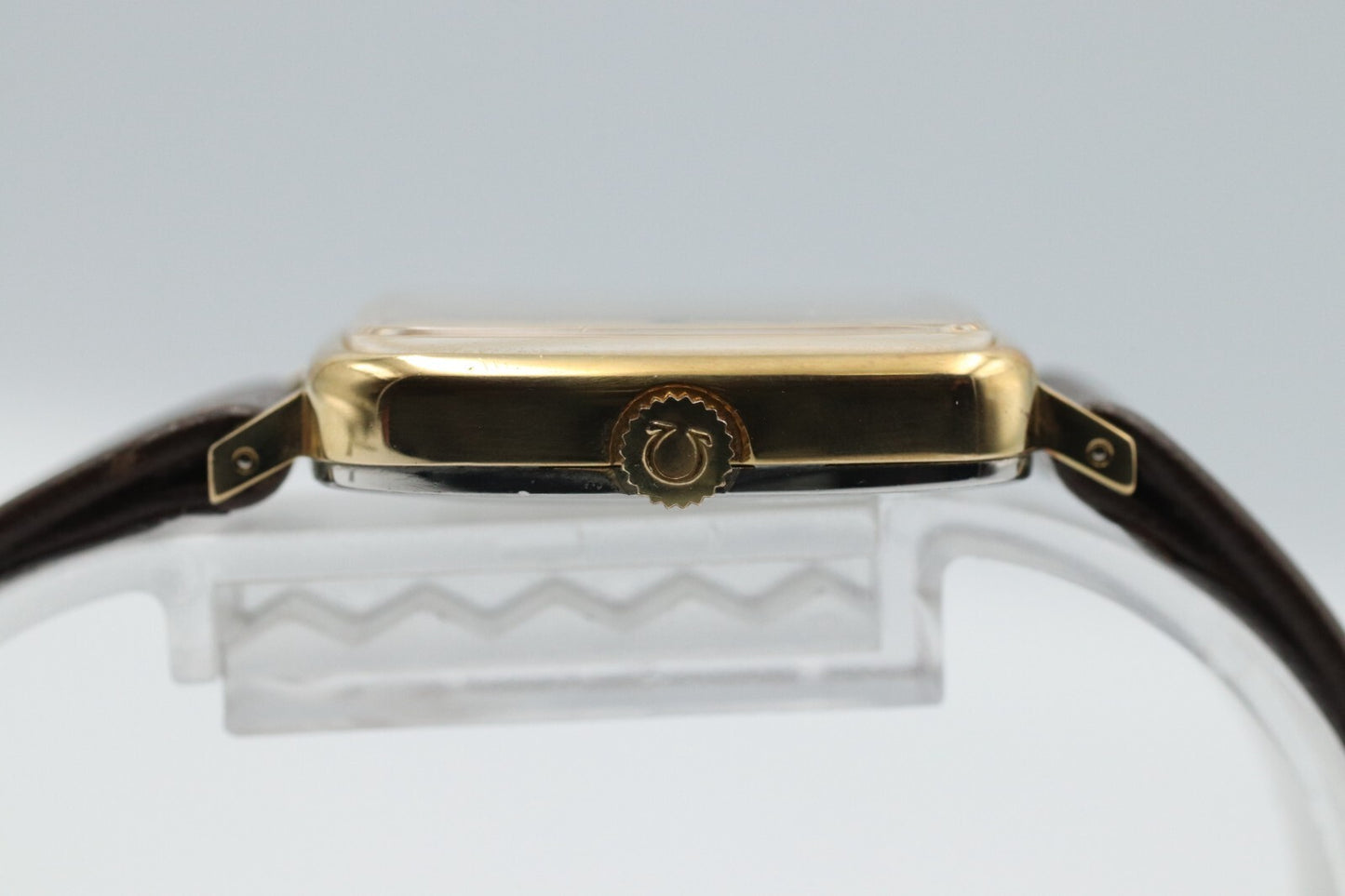 N MINT* Vintage OMEGA De Ville Cal.625 Hand Winding Gold Square Dial Women Watch