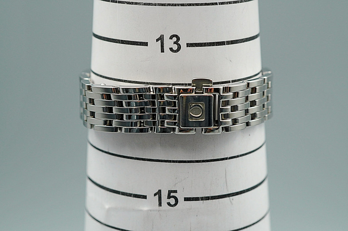 N MINT 1987 OMEGA De Ville Cal.1376 Ref.595.1037 Qz White 25mm Women Watch