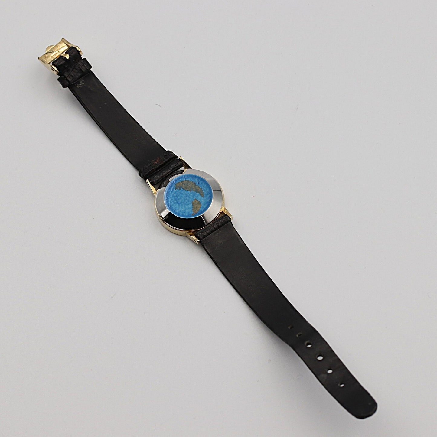 *NEAR MINT* Vintage 1980 OMEGA De Ville Qz Gold Round 24mm Women,Ladies Watch