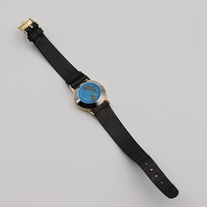 *NEAR MINT* Vintage 1980 OMEGA De Ville Qz Gold Round 24mm Women,Ladies Watch