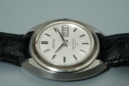 N MINT Vintage 1967 SEIKO BELL-MATIC 4006-7000 Automatic Silver 38mm Mens Watch