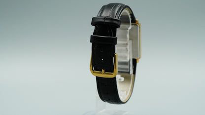 *Exc+5* Vintage 1995 SEIKO Chariot  2C21-5180 Qz Gold Rectangle 24mm Women Watch