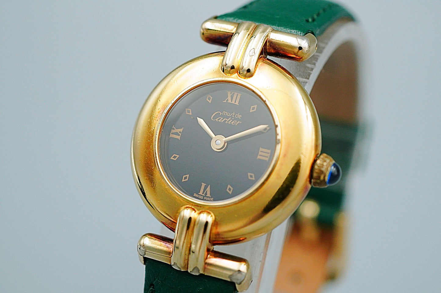 *NEAR MINT* Vintage Cartier Must de Cartier Colisee 590002 Qz 24mm Women Watch