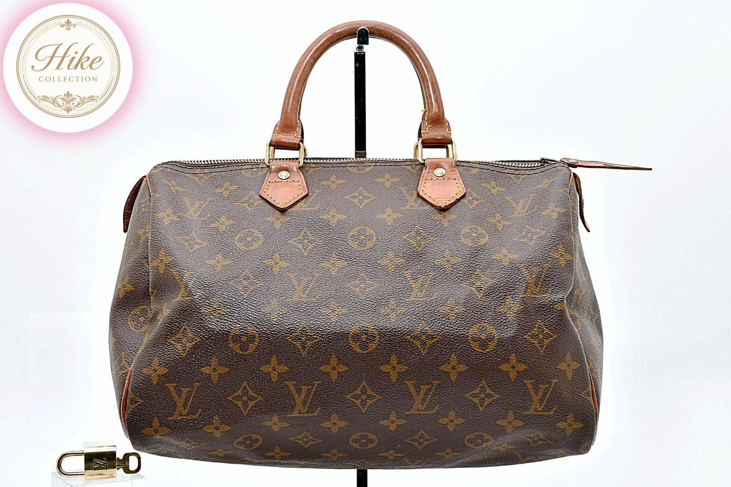 Louis Vuitton Speedy 30 Monogram Brown Handbag M41526 Authentic Condition *A #29