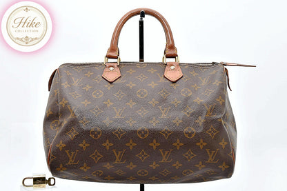 Louis Vuitton Speedy 30 Monogram Brown Handbag M41526 Authentic Condition *A #29