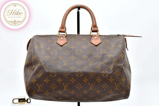Louis Vuitton Speedy 30 Monogram Brown Handbag M41526 Authentic Condition *A #29