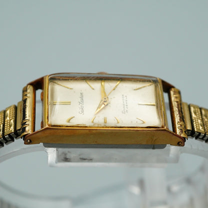 Exc+5 Vintage 1971 SEIKO DIASHOCK 5601 Hand Wind Gold 17 mm Women Watch