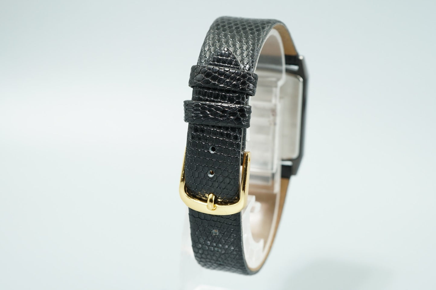 *MINT* Vintage 1977 SEIKO Dolce 9521-5200 Qz Black Rectangle 26mm Women Watch