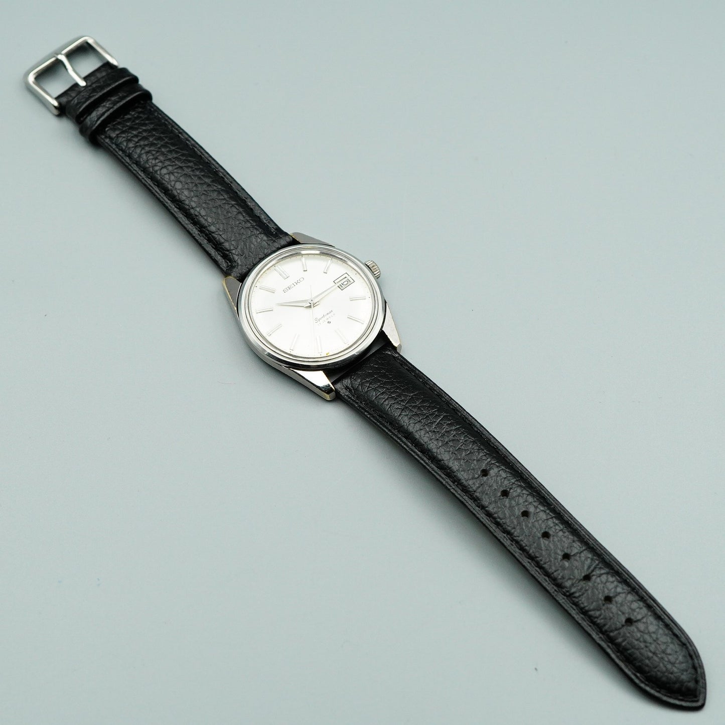 Polished Vintage 1978 SEIKO Sportsman 6602-9982 Hand Wind Silver 36mm Mens Watch