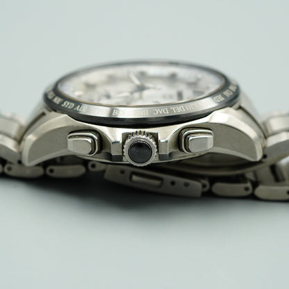 *MINT in Box* SEIKO ASTRON 8X53-0AB0-2 Solar White Dial Round 45mm Mens Watch