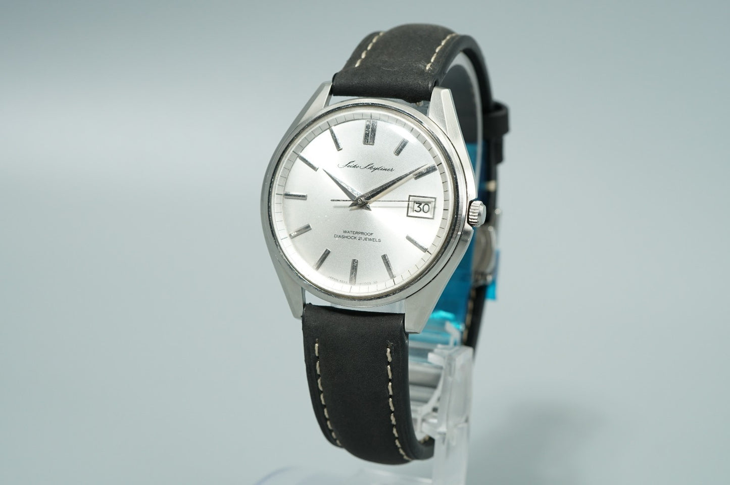 *N MINT* Vintage1965 SEIKO Skyliner 6222-8000 Automatic Silver 37mm Mens Watch