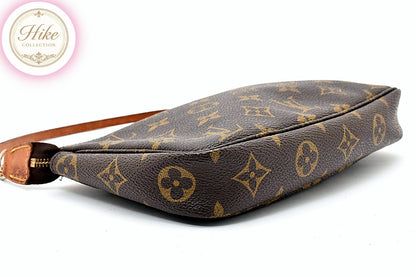 Louis Vuitton Pochette Accessoires Monogram Handbag M40712 Auth Condition *A #65