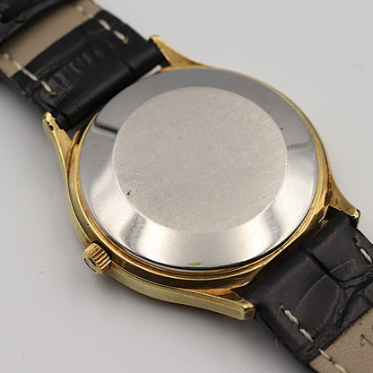 *NEAR MINT* Vintage 1980 OMEGA De Ville Cal.1325 Qz Gold Round 35mm Mens Watch