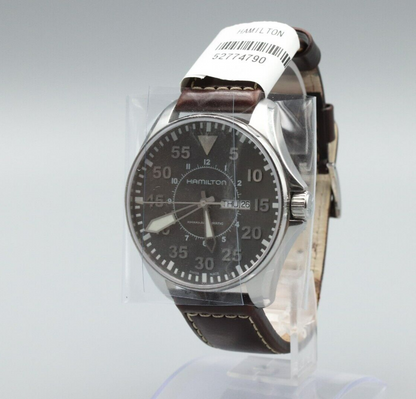 serviced *MINT* HAMILTON Khaki  H647150 Automatic Gray Dial Round Mens Watch