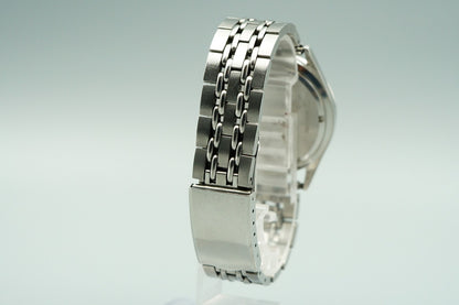 *Exc+4* Vintage 1999 SEIKO SPIRIT 7N43-9080 Quartz Blue Round 36mm Mens Watch