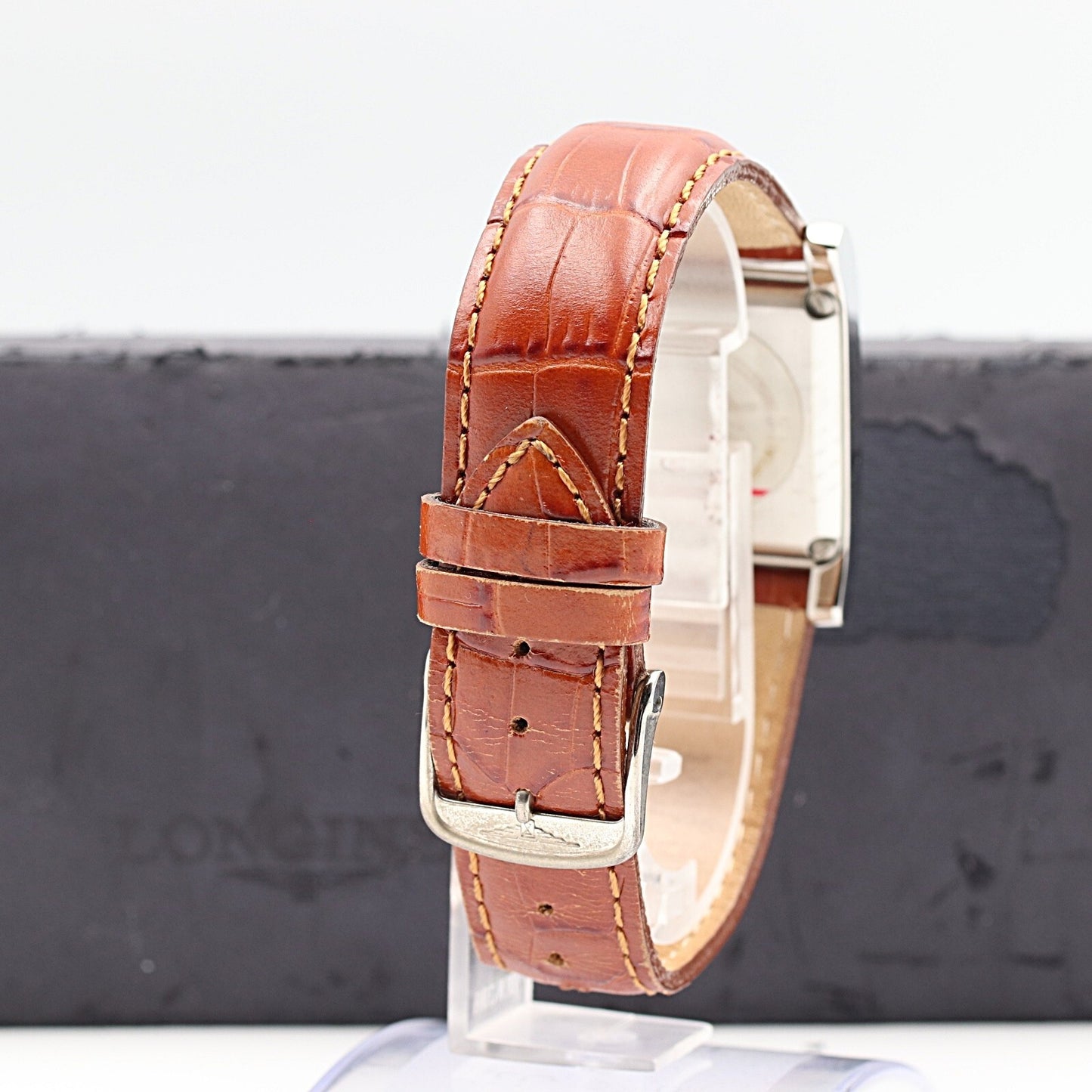 *N MINT* Vintage 1990s LONGINES DolceVita L5.656.4 Qz Silver 27mm Women Watch