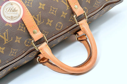 Louis Vuitton Keepall 45 Monogram Brown Handbag M41428 Authentic Condition *A*