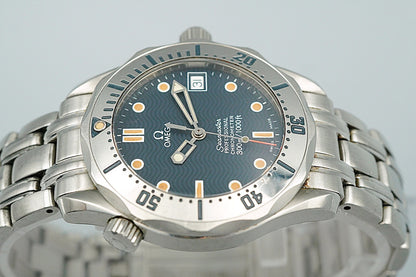 Exc+5 1990s OMEGA Seamaster Cal.1109 Ref.168.1502 Automatic Blue 36mm Mens Watch