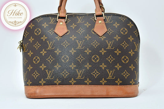Louis Vuitton Alma PM Monogram Brown Handbag M51130 Ladies Authentic #B0004