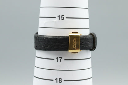 Vintage 1981 [N MINT+3] SEIKO Dolce 6030-5320 Quartz Tank Roman Black Dial JAPAN