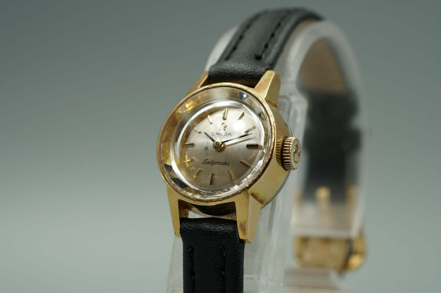 *N MINT* Vintage 1966 OMEGA Ladymatic Cal.661 Automatic Silver 17mm Women Watch