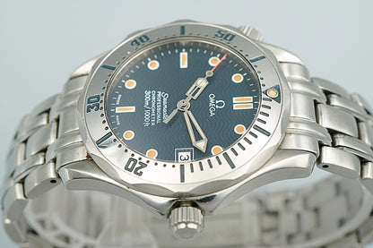 Exc+5 1990s OMEGA Seamaster Cal.1109 Ref.168.1502 Automatic Blue 36mm Mens Watch