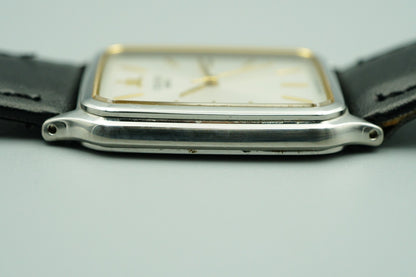 Vintage 1989 SEIKO CREDOR GCAR009 8J81-5020 Qz Cream Square 27mm Women Watch