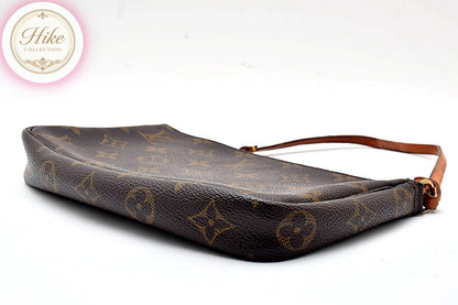 Louis Vuitton Pochette Accessoires Monogram Handbag M40712 Auth Condition A #64