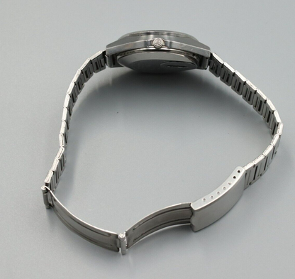 *Exc+4* Vintage SEIKO King 4823-8010 Quartz Silver Dial Day Date Mens Watch