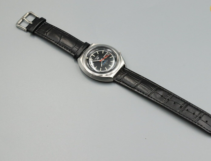 *NEAR MINT* Vintage SEIKO 5 Sports 7019-6010 Automatic Black Dial 21J Mens Watch