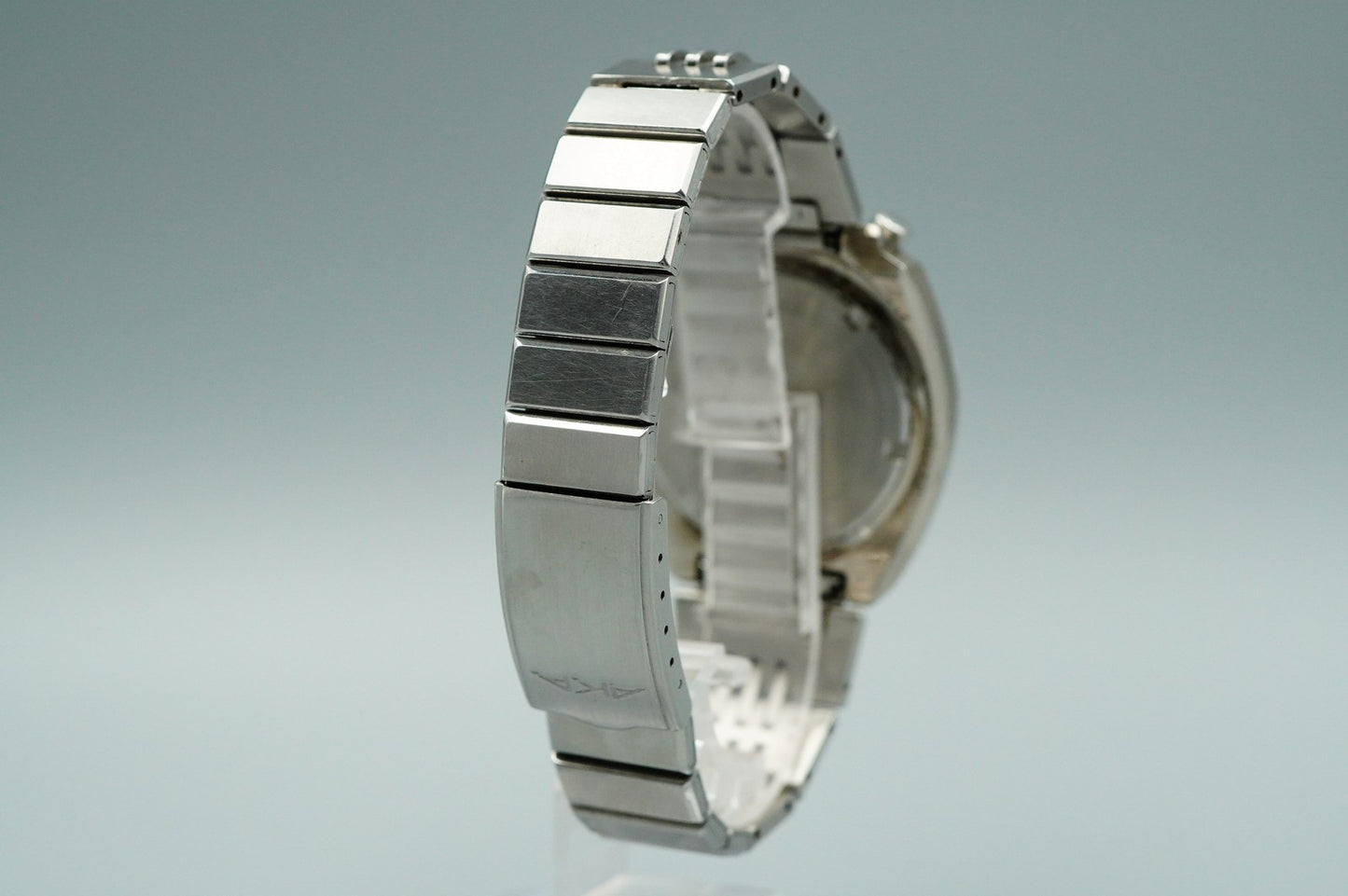 *Exc+5* Vintage SEIKO ALBA V657 6060 Quartz Green Dial Round 41mm Mens Watch
