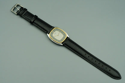 *Exc+5* 14K Vintage 1978 SEIKO CREDOR 6730-5081 Qz Gray Square 29mm Women Watch