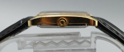 *Exc+5* Vintage OMEGA De Ville Cal.625 HandWinding Brown Dial Square Women Watch