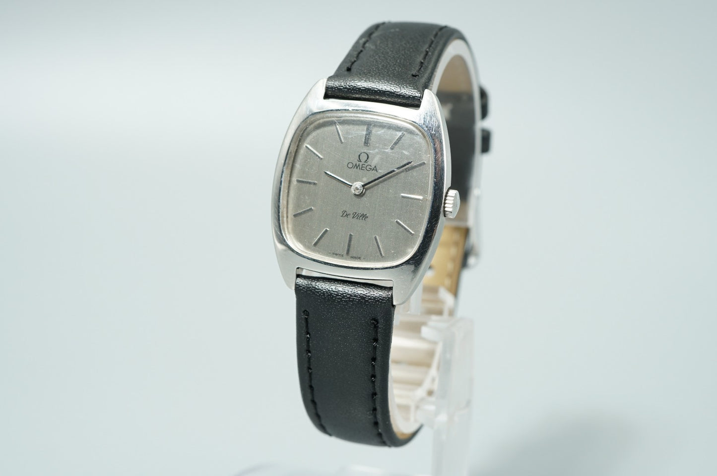 N MINT Vintage 1962 OMEGA De Ville Cal.625 Hand Wind Silver 25mm Women Watch