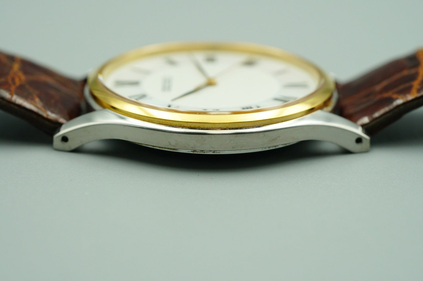 *NEAR MINT* SEIKO Dolce 8J41-0AJ0 Quartz White Dial Round 32mm Mens Watch