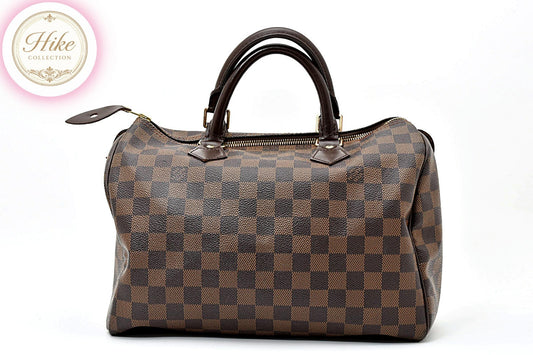 Louis Vuitton Speedy 30 Damier Ebene Brown Handbag N41364 Authentic Condition SA