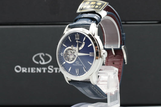 *almost UNUSED* ORIENT Star DA02-C0-B Automatic Blue Dial Mens Watch From JAPAN