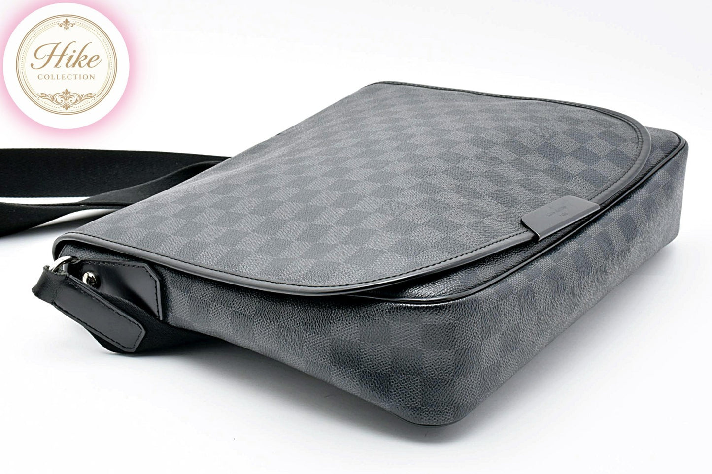 Louis Vuitton Damier Graphite Daniel MM Shoulder Bag N58029 Auth Condition *A*