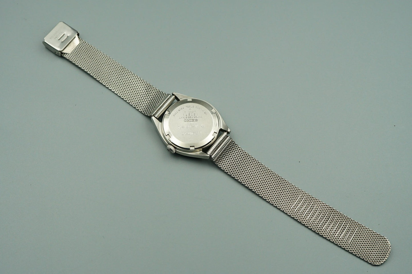 *N MINT* Vintage 1974 SEIKO KS HI-BEAT 5625-7113 AT Silver Round 35mm Mens Watch