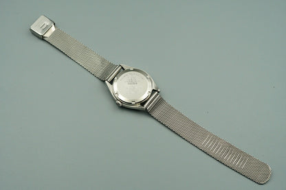 *N MINT* Vintage 1974 SEIKO KS HI-BEAT 5625-7113 AT Silver Round 35mm Mens Watch